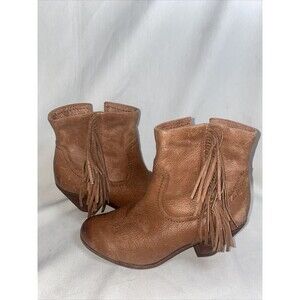 Sam Edelman boot Louie western Leather Fringe cowboy 6.5 country rodeo